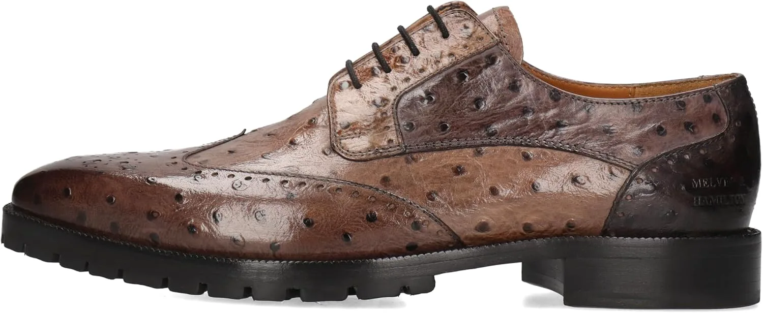 Туфли Melvin & Hamilton Mens Jeff 14, коричневый — фото 3