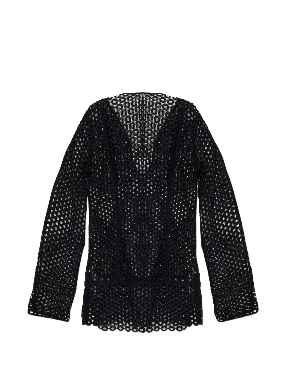 

Платье мини с длинными рукавами Cult Gaia, черный