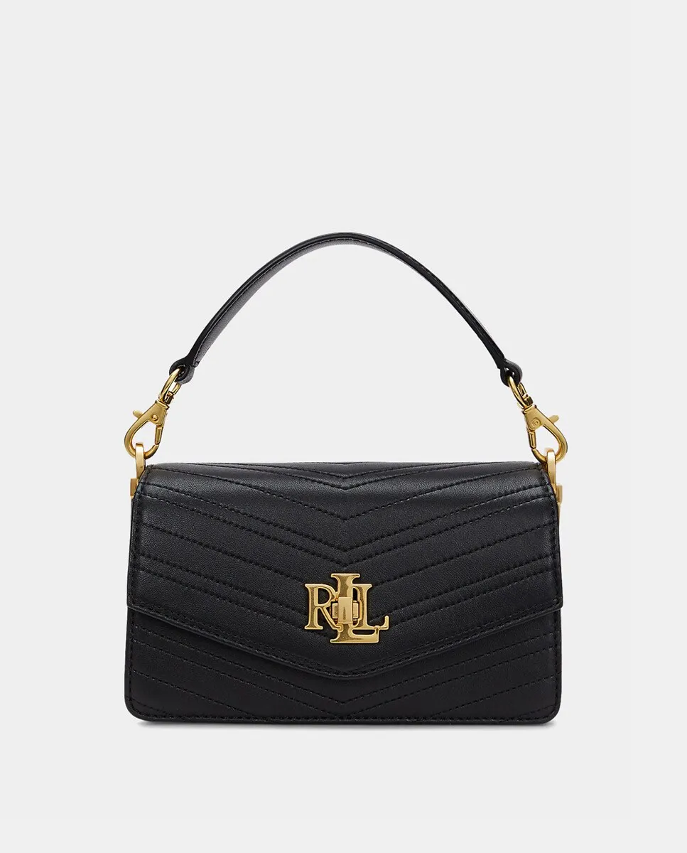 

Маленькая стеганая сумка через плечо Tayler Lauren Ralph Lauren, черный
