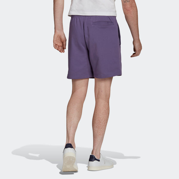 Шорты originals c short ft solid color lacing sports shorts purple Adidas, фиолетовый — фото 4