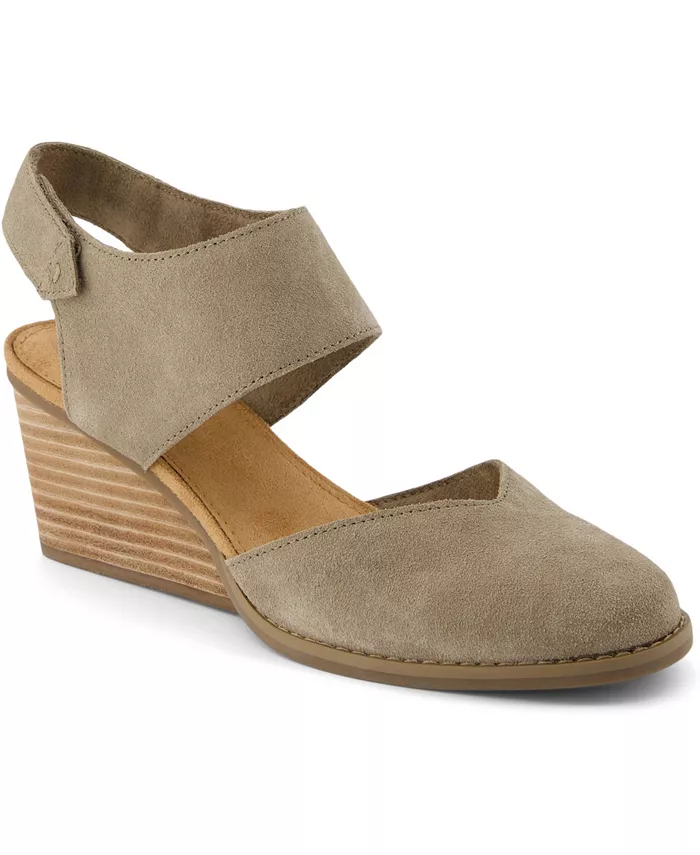 Женские сандалии Madison на клиновидном каблуке TOMS, белый
