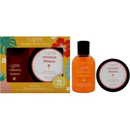 

Миниатюрная тропическая коробка с лакомствами от Cosmetics для унисекс I Love