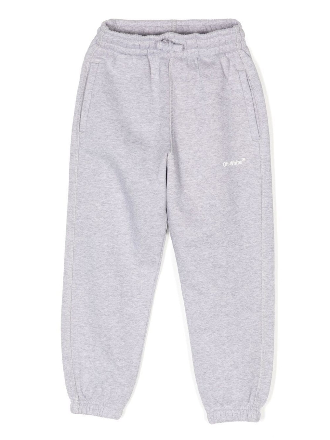 

Off-White Kids спортивные брюки с логотипом, серый