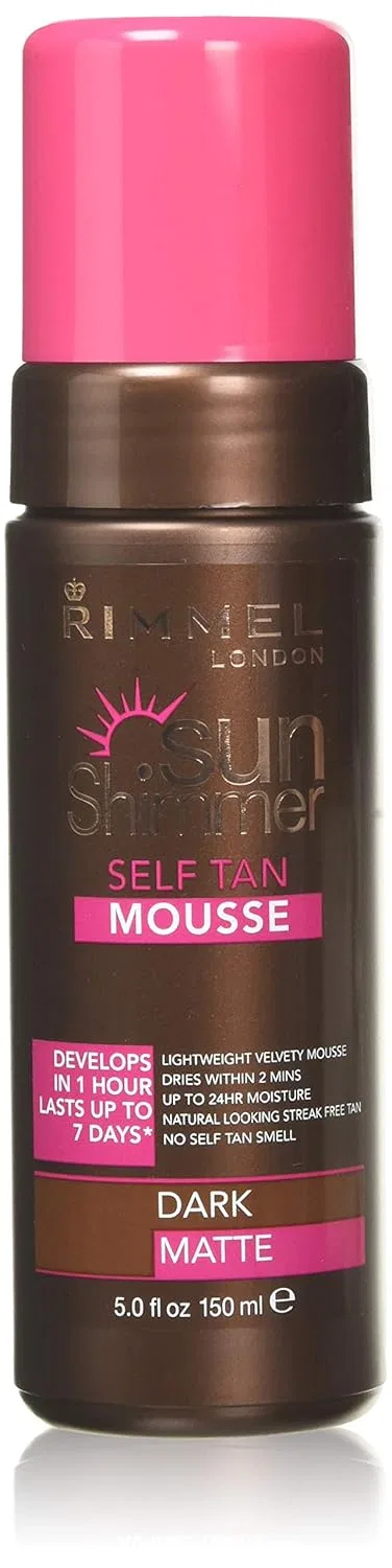 Мусс-автозагар Sunshimmer Dark Matte, 150 мл Rimmel