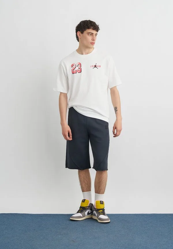 Футболка с принтом crew Jordan, White/University Red — фото 2