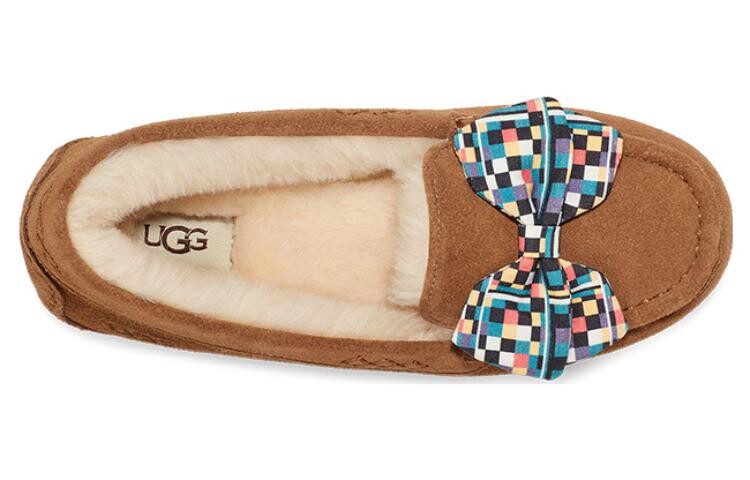 Женская повседневная обувь Женские низкие каштановые туфли Ugg, коричневый — фото 3