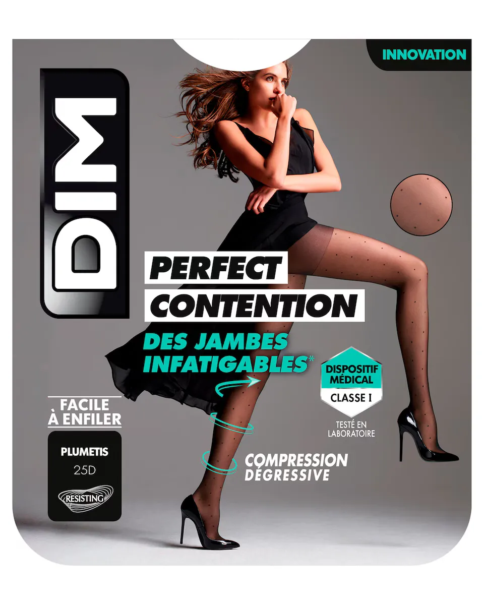 

Компрессионные трусики Perfect Contention, уставшие ноги Dim, черный