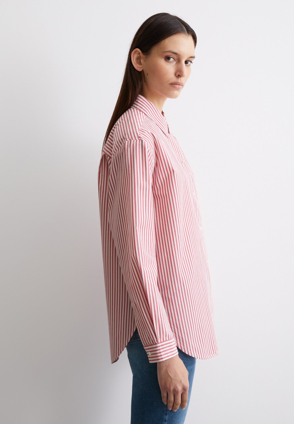 

Блузка на пуговицах STREIFEN IM BOYFRIEND STIL Marc O'Polo, розовый