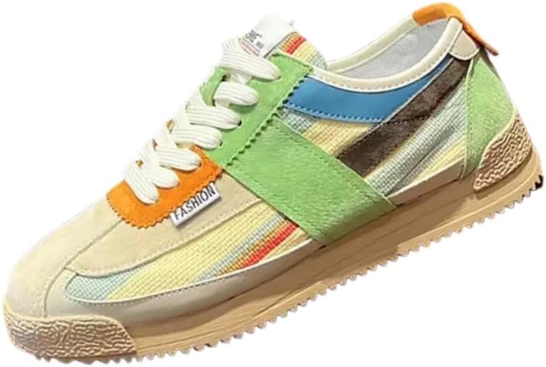 

Мужские большие повседневные многофункциональные спортивные кроссовки с противоскользящей резиновой подошвой, дышащие и удобные, подходят для активного отдыха на свежем воздухе, повседневного ношения, занятий в спортзале и бега Fmshi, зеленый