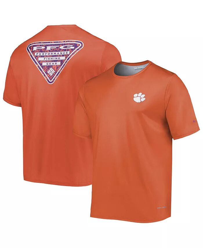 

Мужская оранжевая футболка Clemson Tigers Terminal Tackle Omni-Shade Columbia
