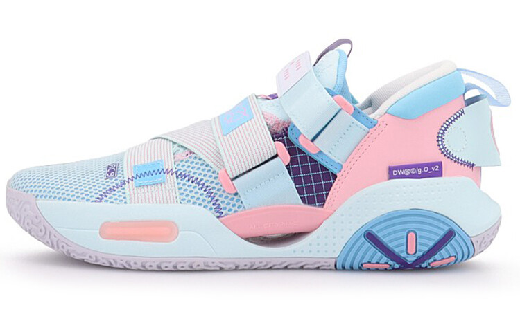 

Wade AC9 V2 Men | Профессиональные баскетбольные кроссовки All City 9 - Синий/Розовый Lining