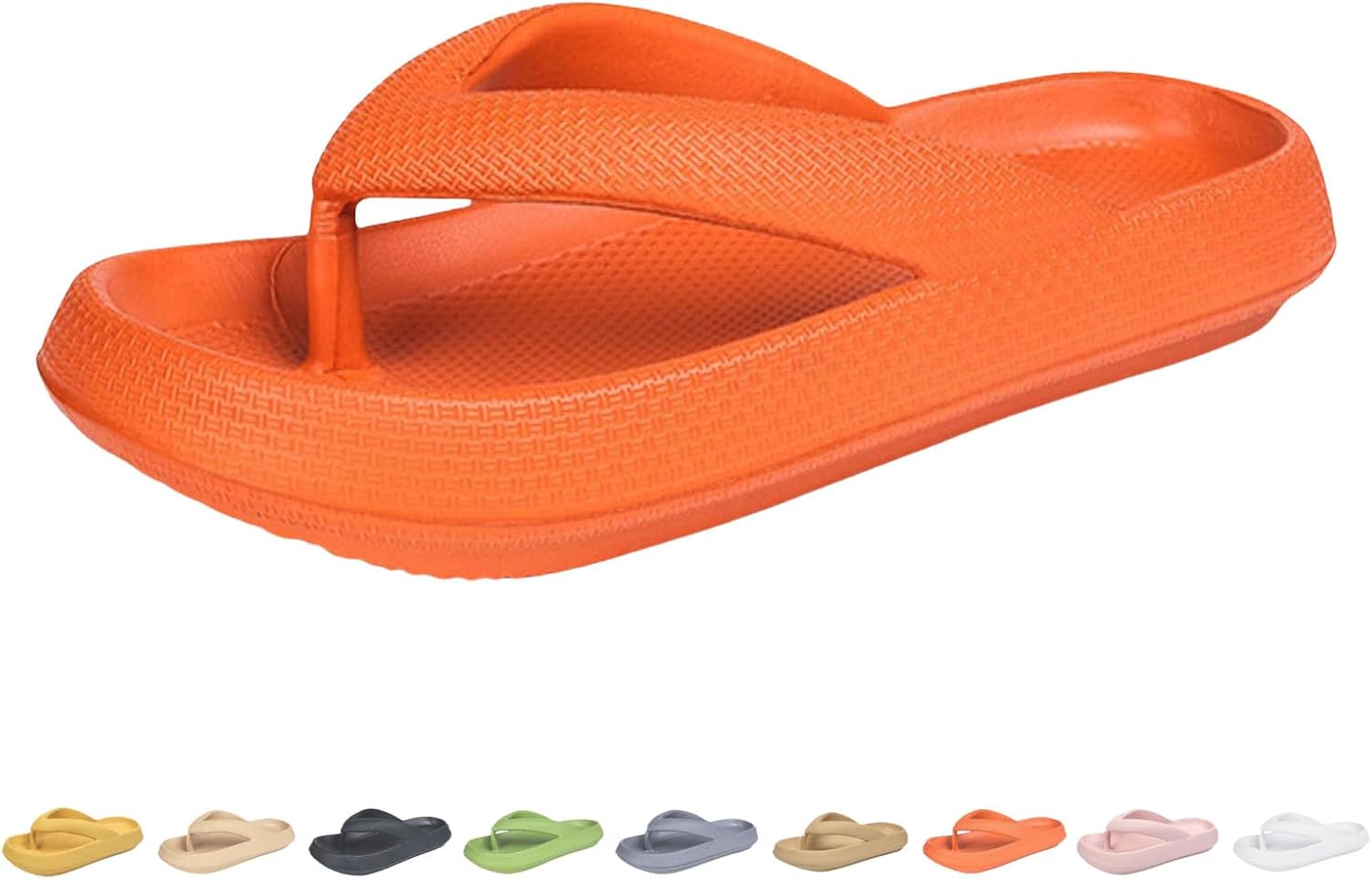 

Женские сланцы Cloudies, мягкие сандалии сандалии для ванной, спа и прогулок, комфортные сланцы из ЭВА Generic, оранжевый