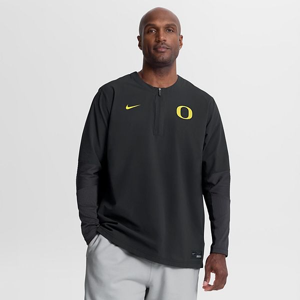 

Мужская черная ветровка Oregon Ducks Dri-FIT с четвертью молнией Nike