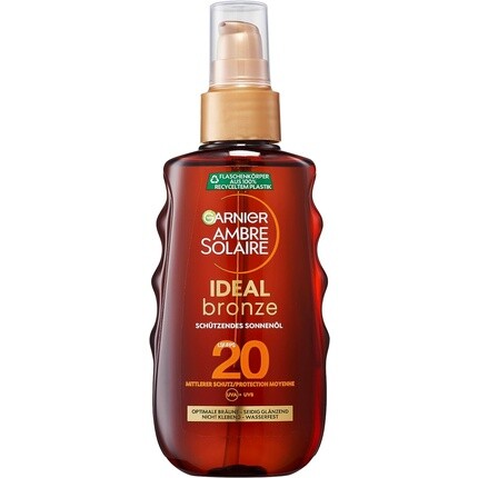 

Ambre Solaire Ideal Bronze Защитное солнцезащитное масло Spf20 150 мл, Garnier