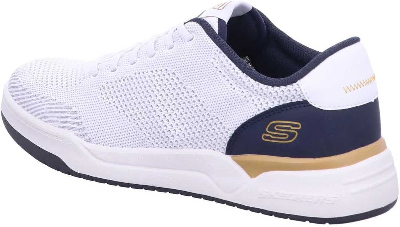 Мужские кроссовки Skechers Corliss-Dorset, White Knit Synthetic — фото 3