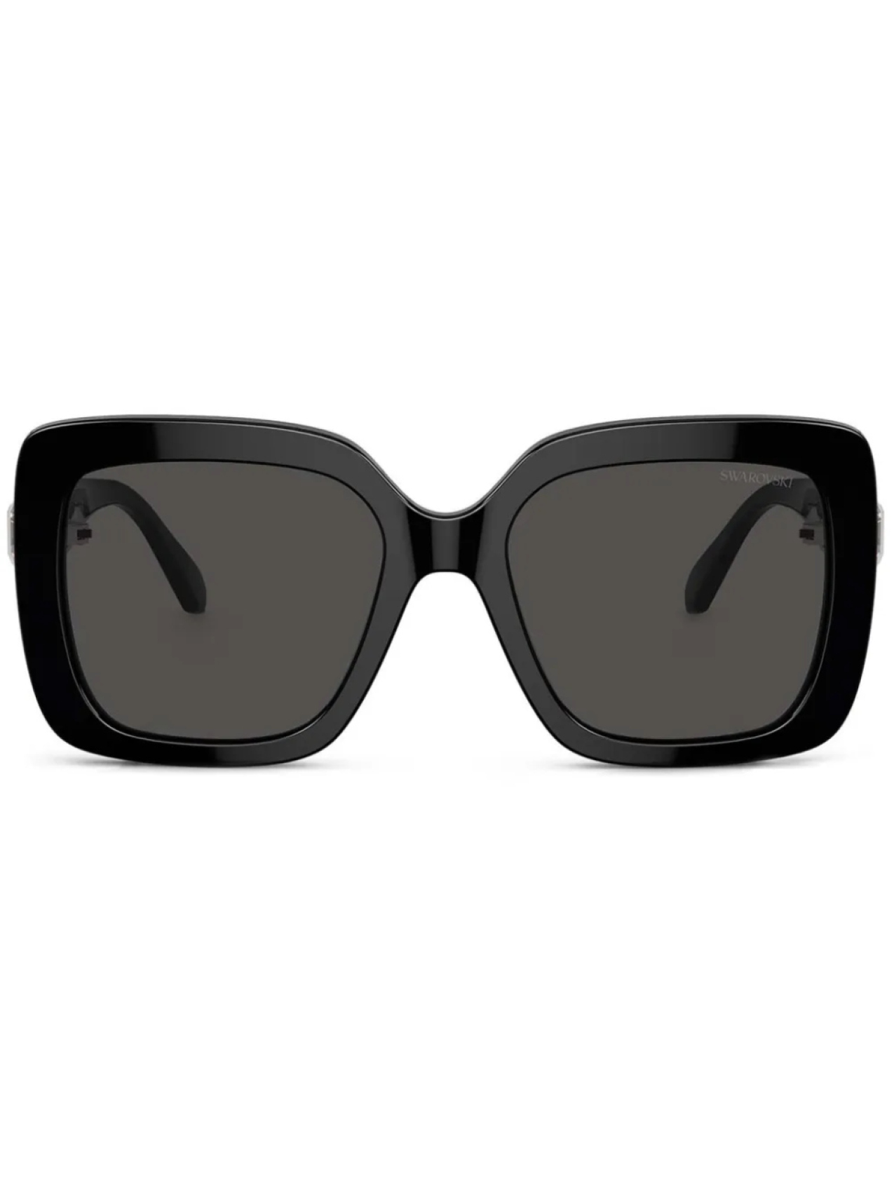 

Swarovski солнцезащитные очки с кристаллами, черный