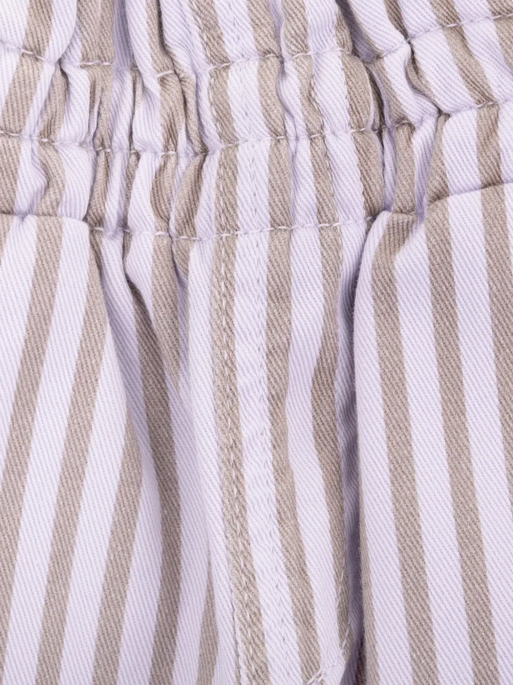 Брюки из полосатой саржи Knot, фиолетовый — фото 3