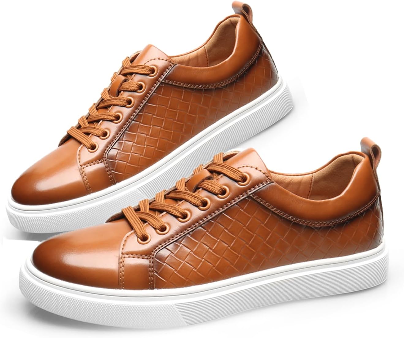 

Мужские модные кроссовки Классическая деловая повседневная обувь для мужчин Стильные мягкие мужские деловые кроссовки Aceptolcom, коричневый