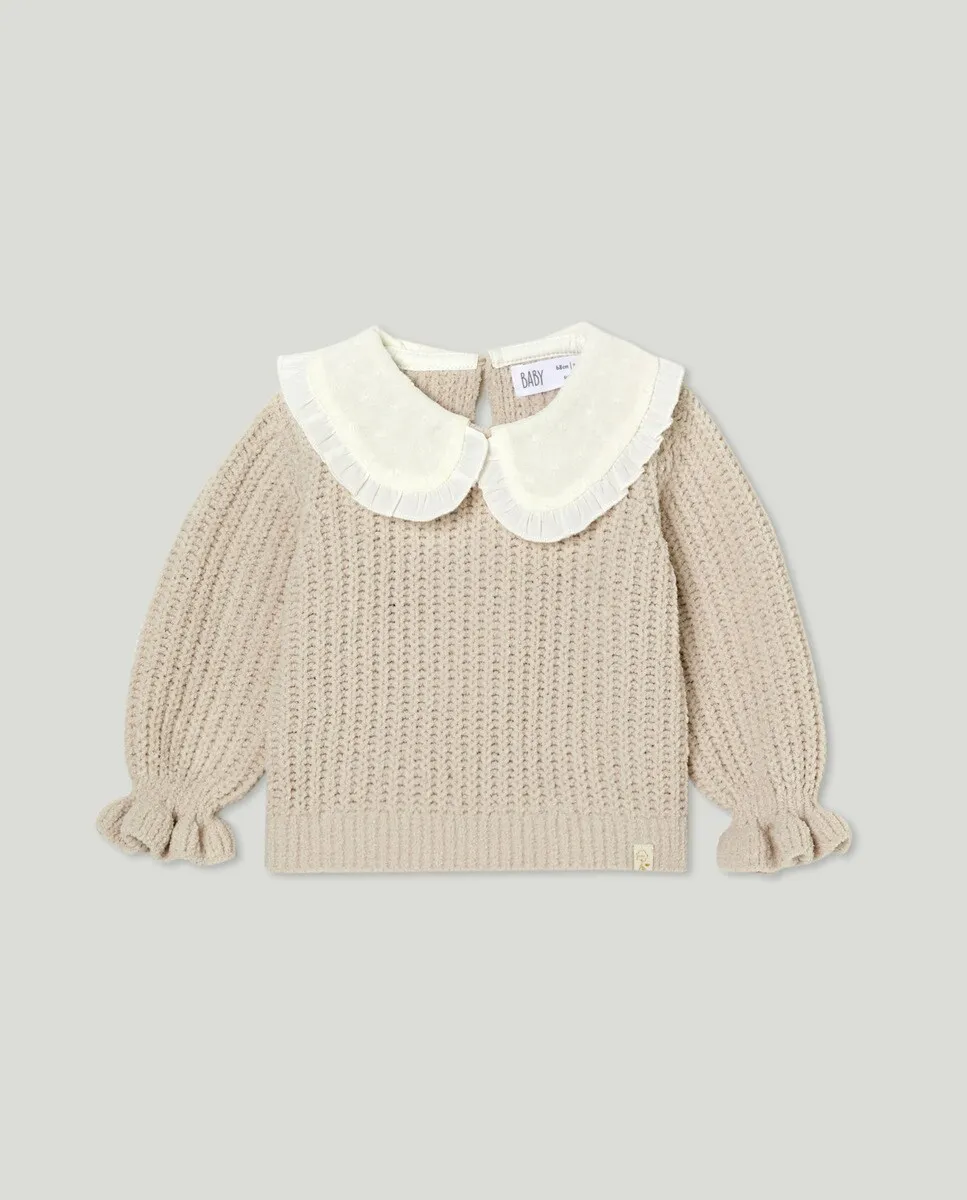 

Трикотажный свитер для девочки Baby El Corte Inglés, цвет 120 Crudo