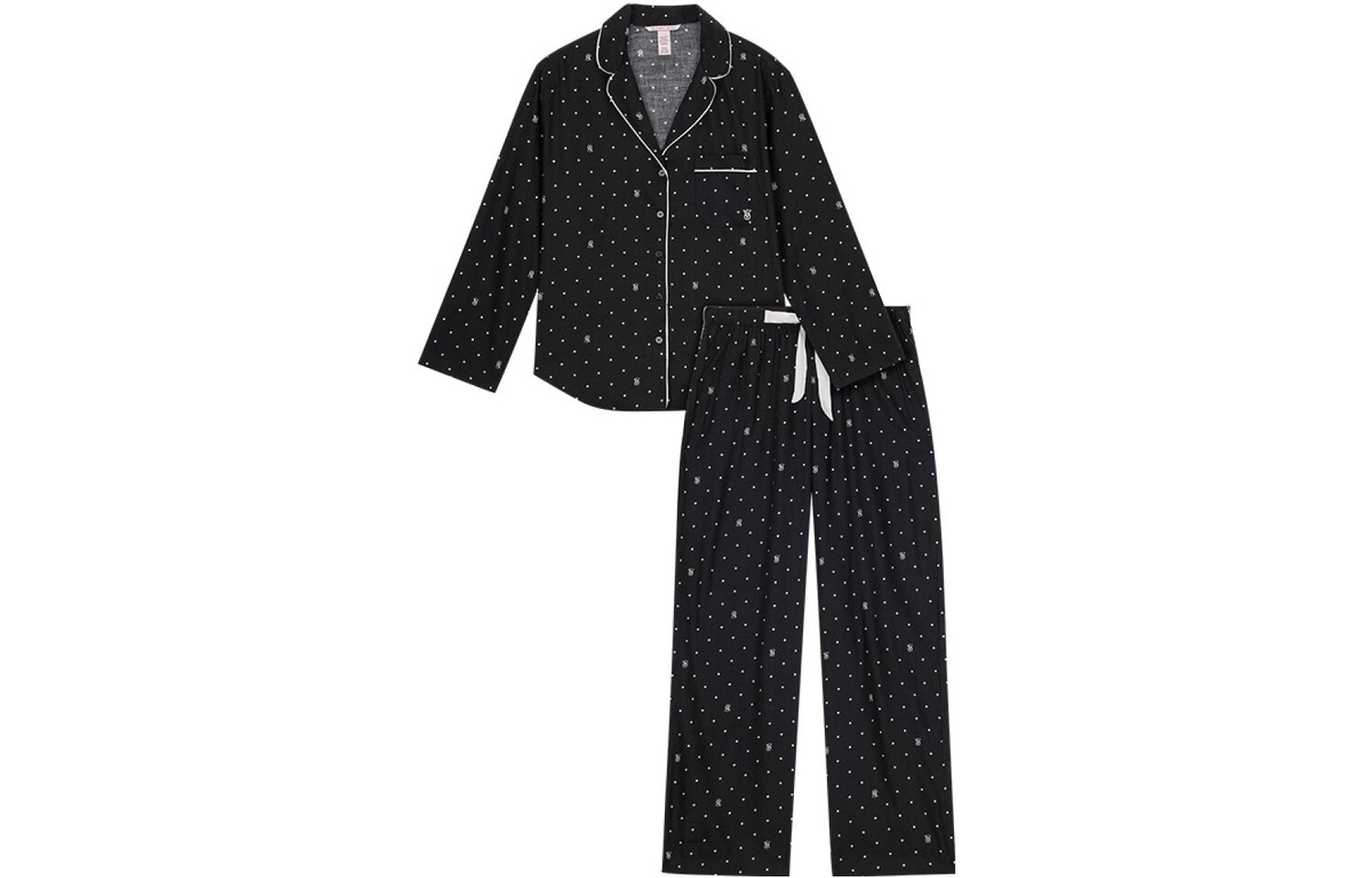 

Женский пижамный комплект Victoria's Secret, цвет Black