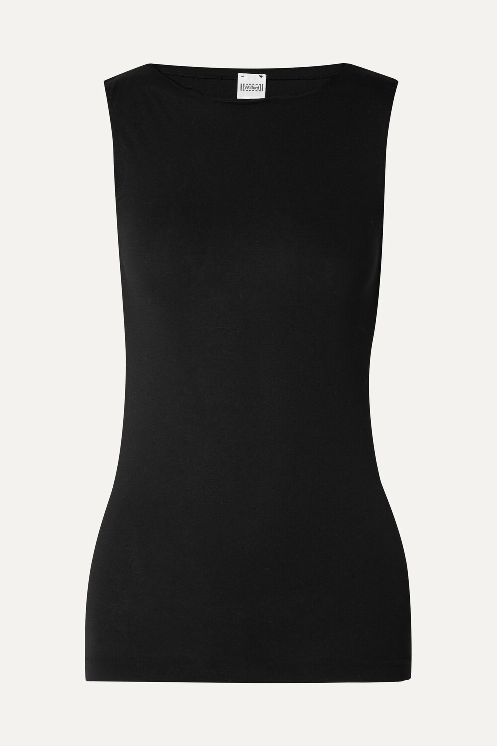 WOLFORD + Майка NET SUSTAIN Aurora из смесового модального джерси, черный — фото 3