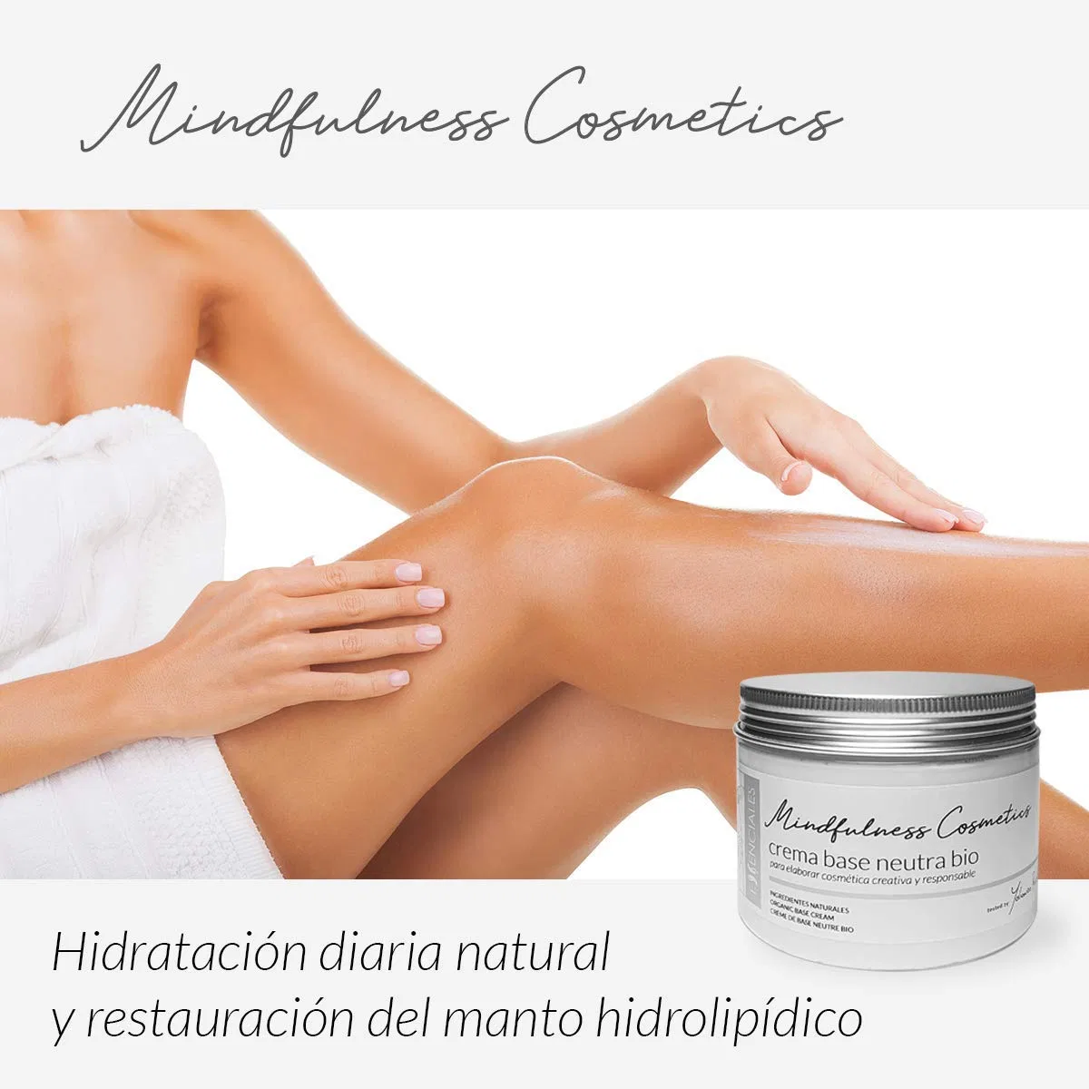 Крем для лица Essenciales — Органический нейтральный базовый от - Mindfulness Cosmetics, 300 мл — фото 3