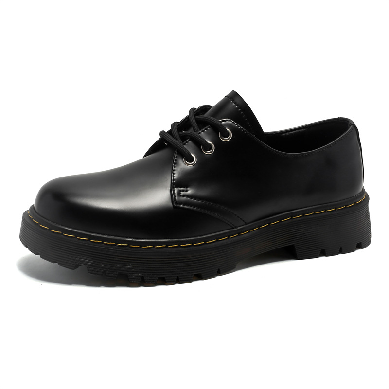 

Повседневные кожаные туфли мужские Low top HAPPY DINO, черный