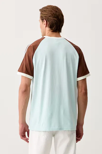 Футболка с raglan-рукавом Cali Adidas Originals, синий — фото 3