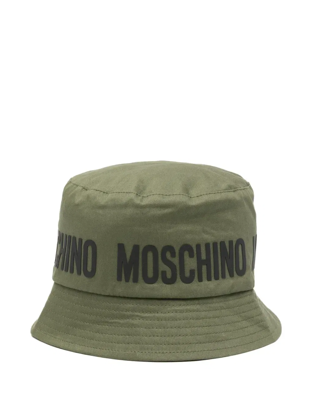 Панама с логотипом Moschino Kids, зеленый