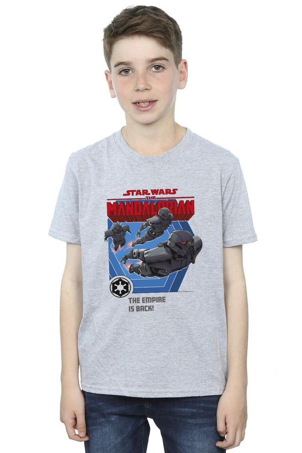 

Футболка «Мандалорская империя возвращается» Star Wars, серый