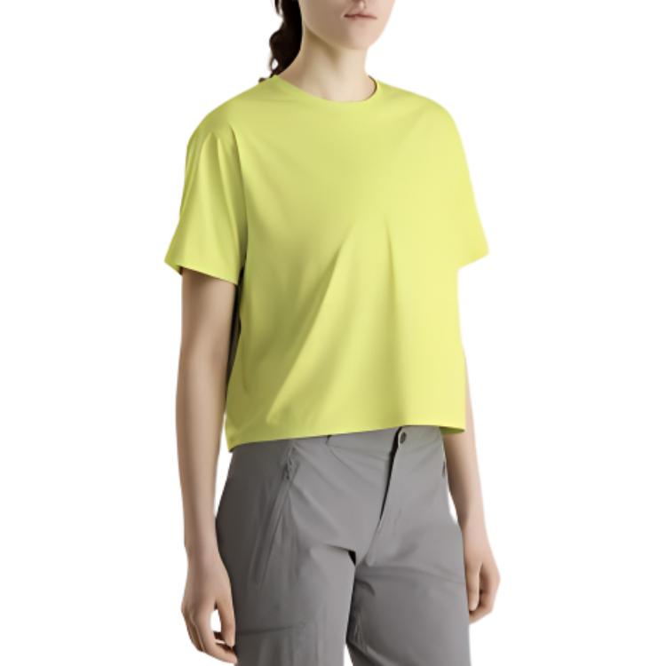 Футболка с втачными рукавами TAEMA для женщин Arcteryx, цвет Electra Heather — фото 4