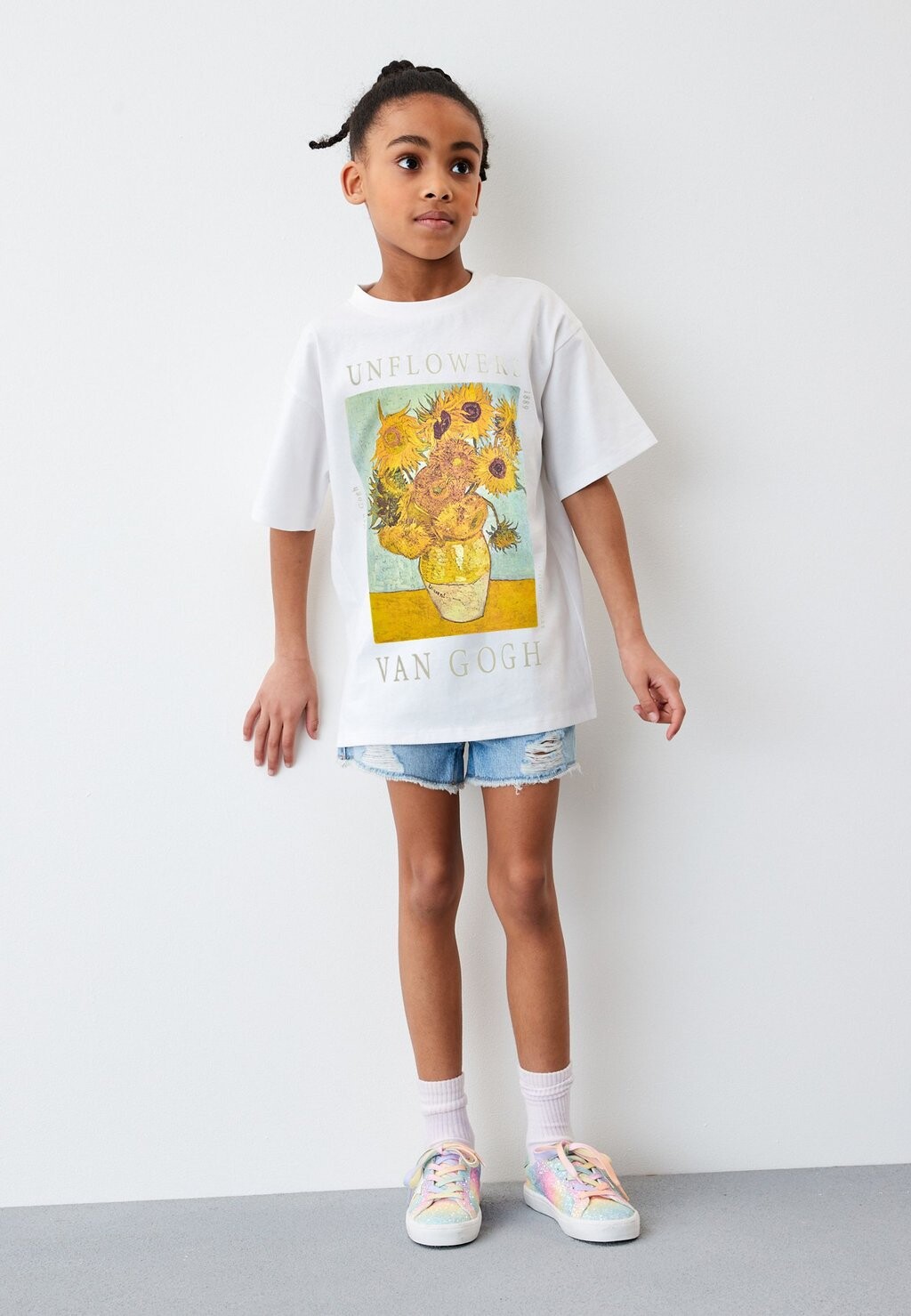 

Футболка с принтом Artist License Next, цвет van gogh sunflowers white