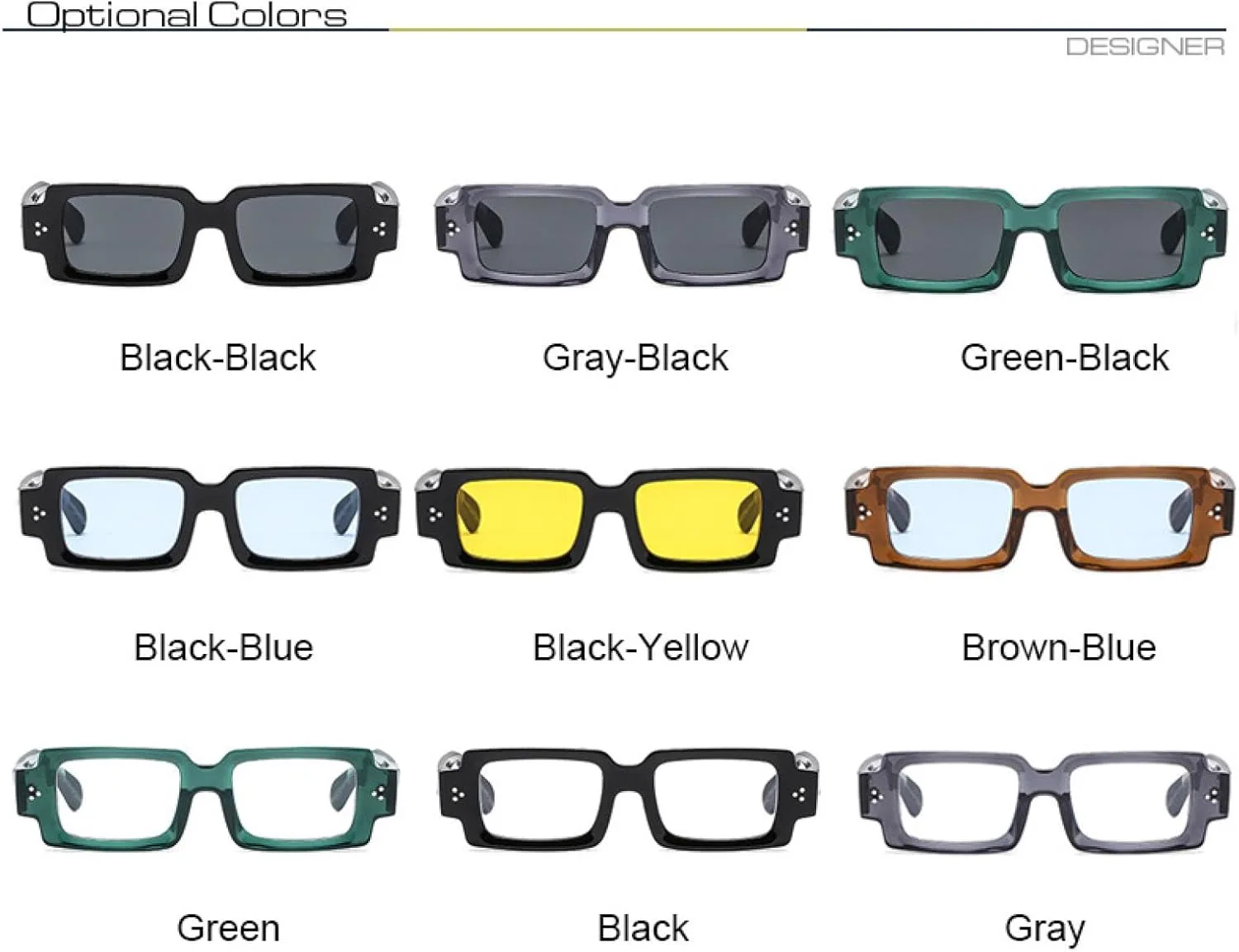 

Солнцезащитные очки с защитой от УФ-излучения UV400 | Маленький панк | Для женщин и мужчин | Для занятий спортом на открытом воздухе и вождения DSVIGF, Black-black