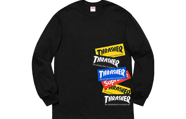 Футболка Thrasher X FW21 унисекс Supreme, оранжевый — фото 4