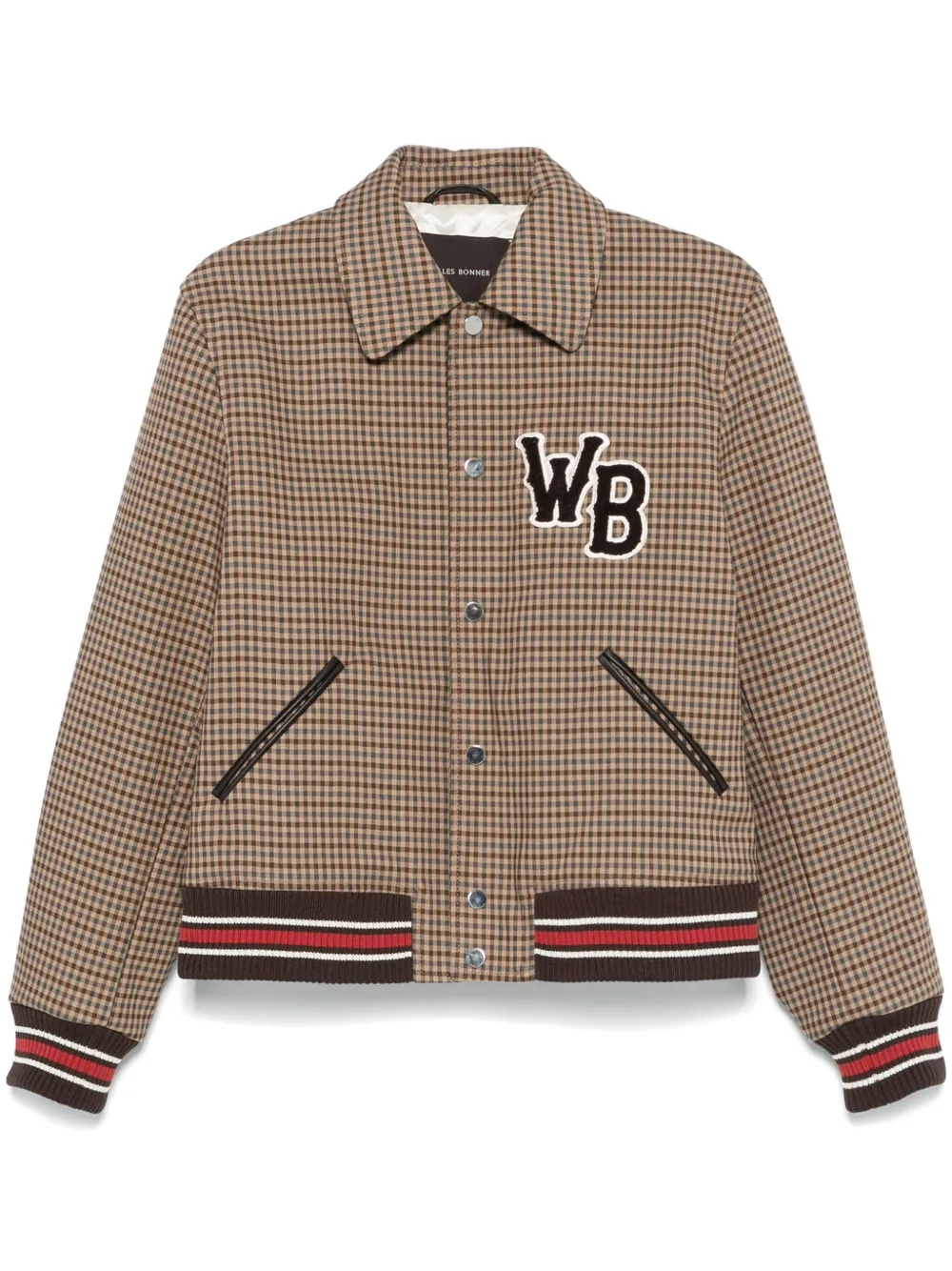 

Бомбер Homecoming Varsity Wales Bonner, коричневый