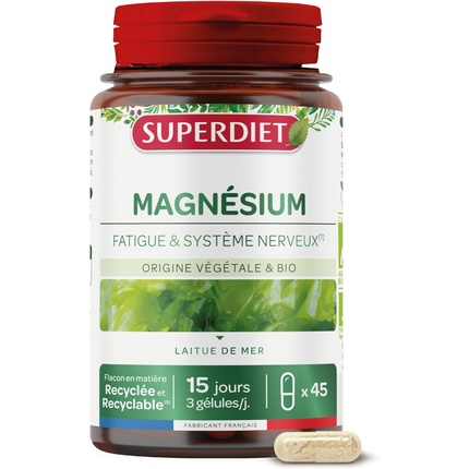 

Органический магний Веганский морской салат 100% на растительной основе Superdiet