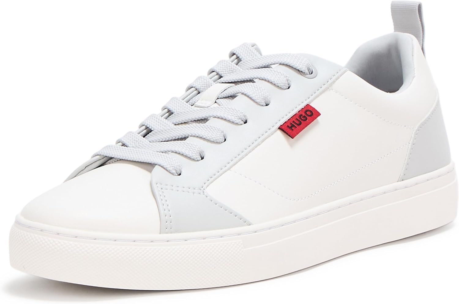 

Кроссовки Hugo Mens Morrie с низким профилем, из кожи, дружелюбный стиль, белый