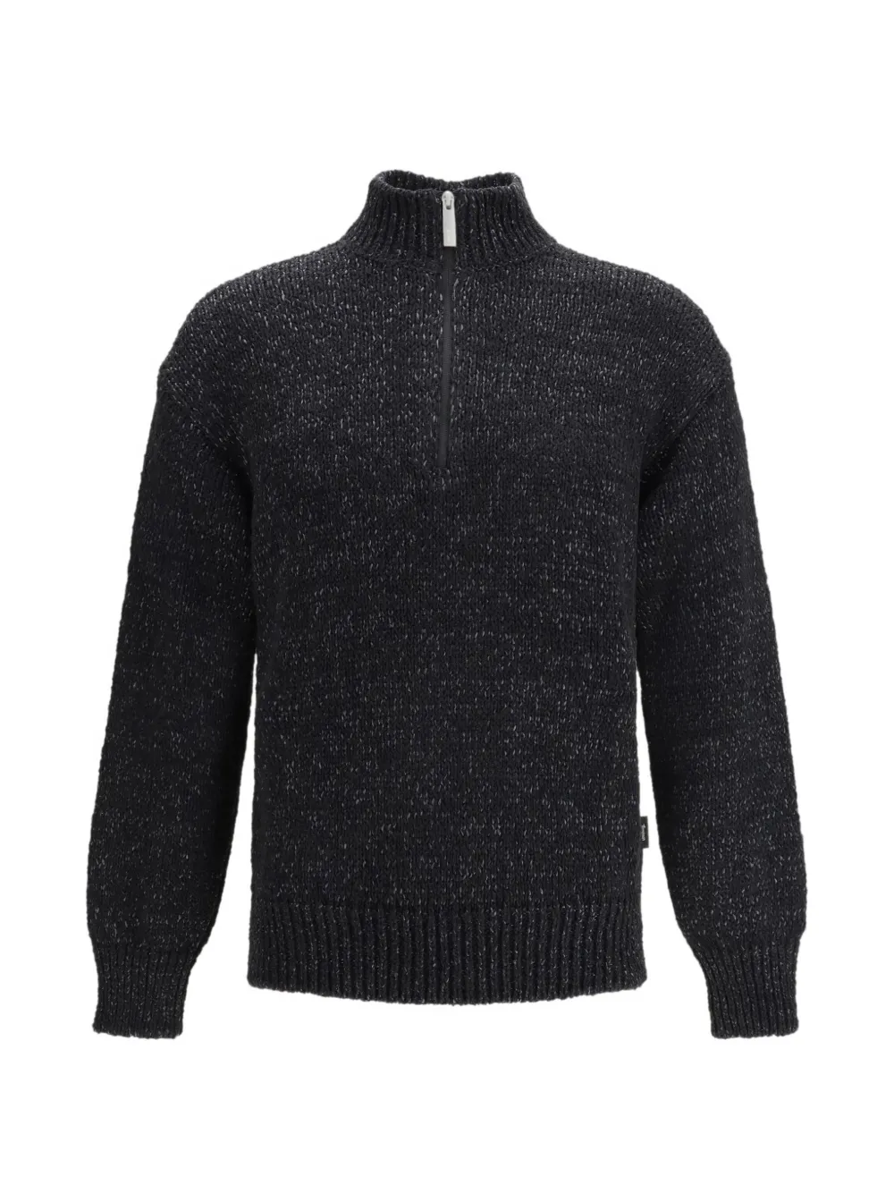 

Свитер с воротником на молнии Laminar, черный
