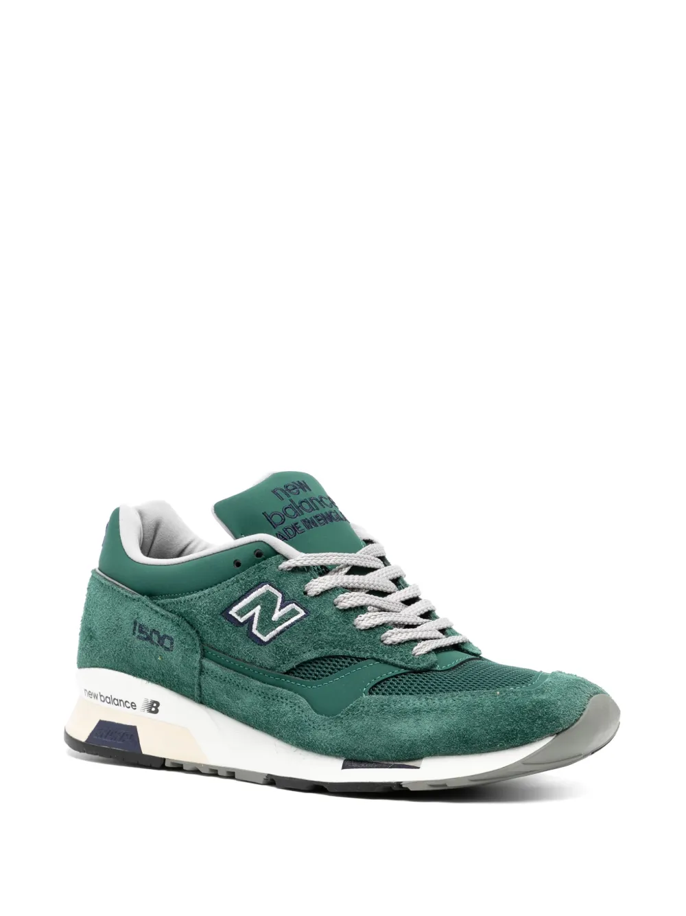 Кроссовки Made in UK 1500 NEW BALANCE, зеленый — фото 2