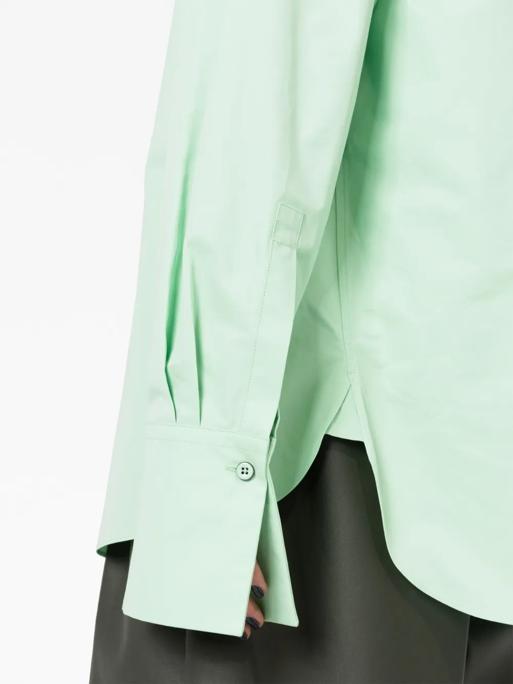 Рубашка с длинными рукавами JIL SANDER, зеленый — фото 3