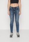 

Приталенные брюки ONLBLUSH MID WAIST Only Petite, темно-синий