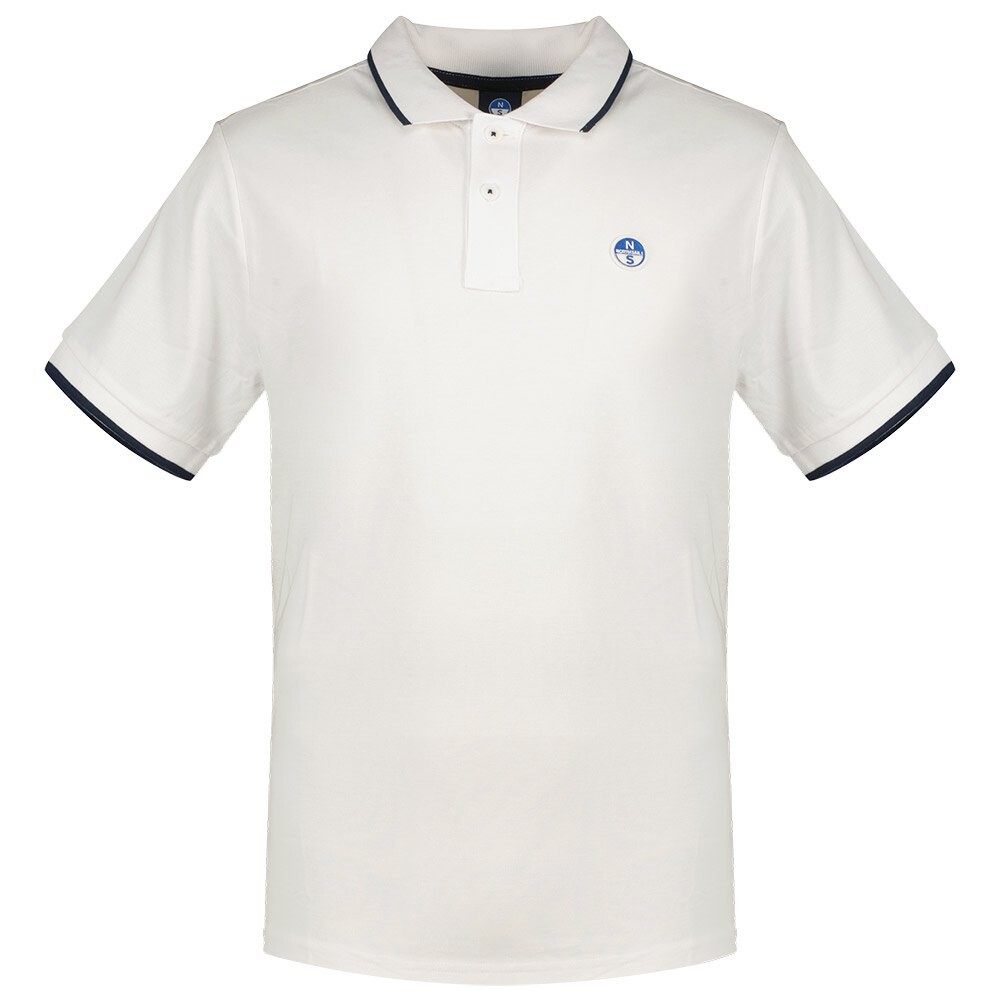 

Поло с коротким рукавом North Sails Collar W Striped In Contrast, белый
