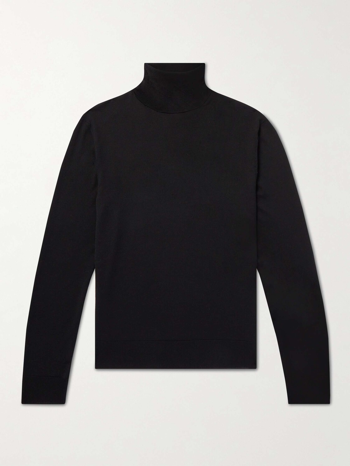 

Шерстяной свитер с высоким воротником Celine Homme, черный