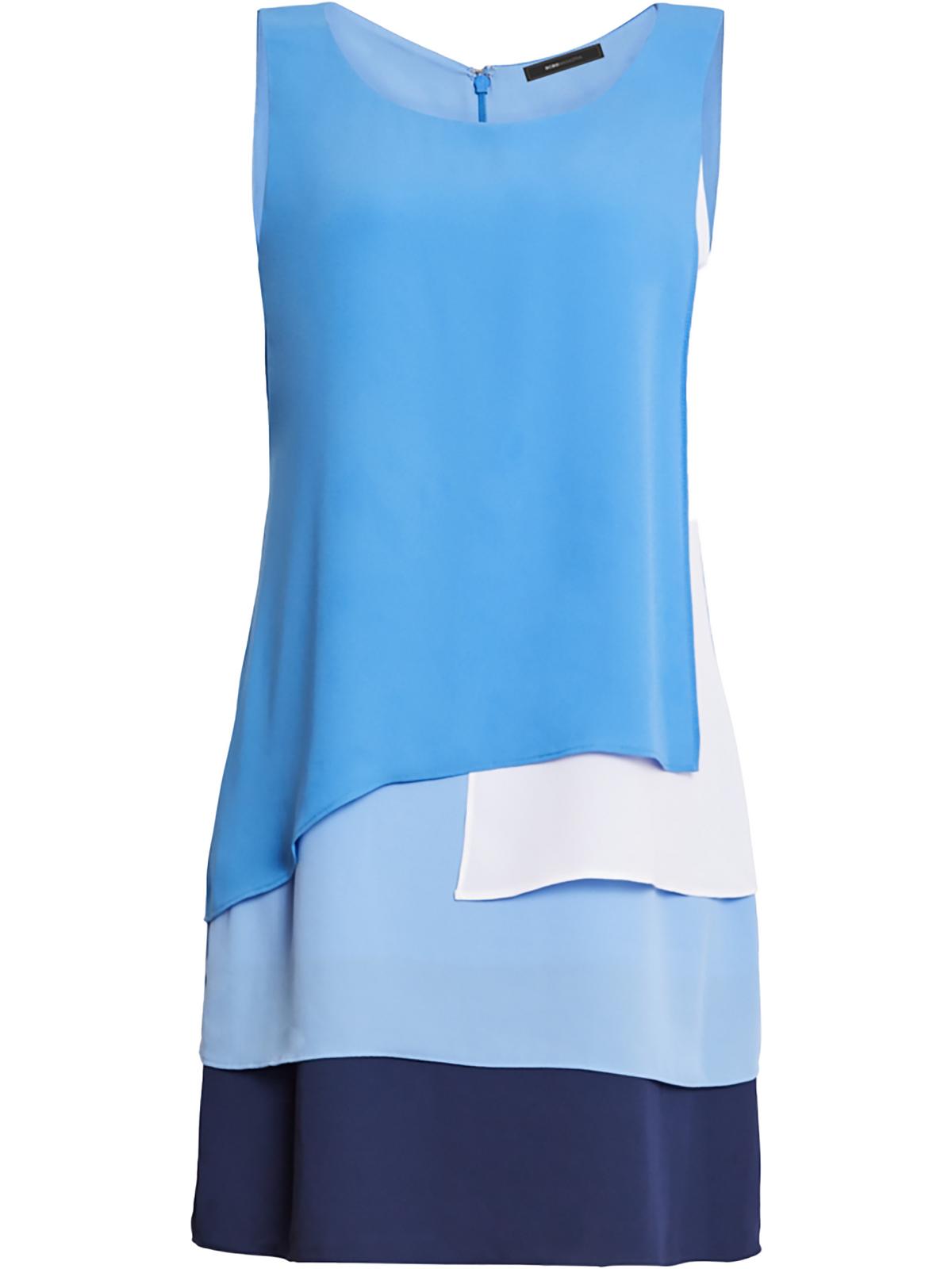 

Женское коктейльное мини-платье Haley с ярусами BCBGMAXAZRIA, цвет larkspur blue