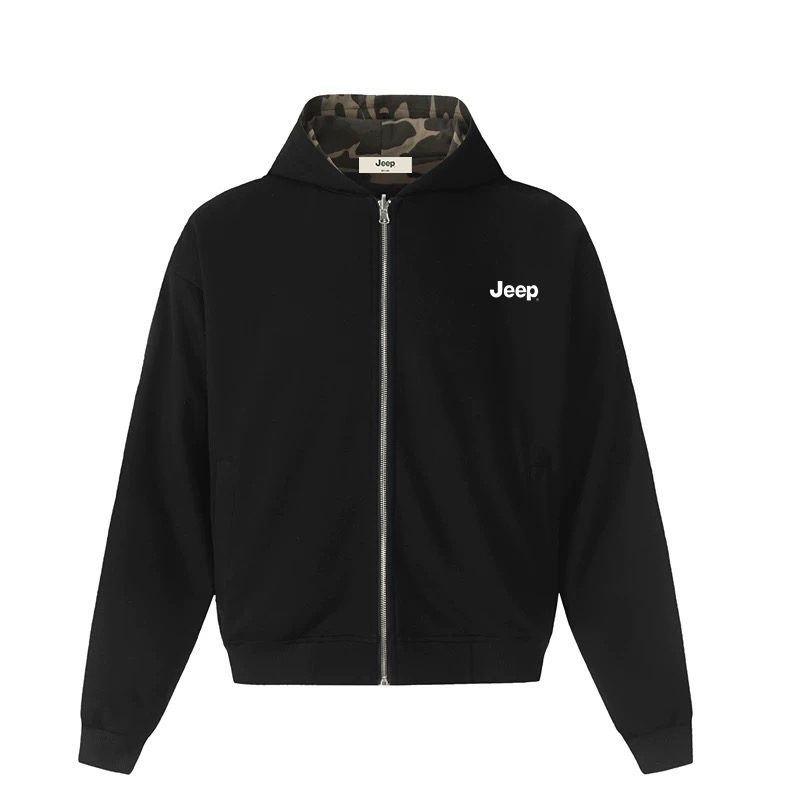 

Толстовка Unisex Hooded Moderate Cardigan Jeep, черный