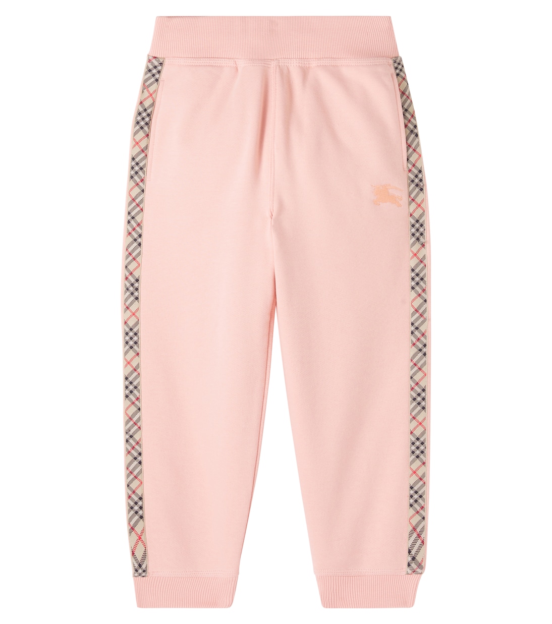 

Вышитые спортивные штаны из хлопкового флиса Burberry Kids, Slipper