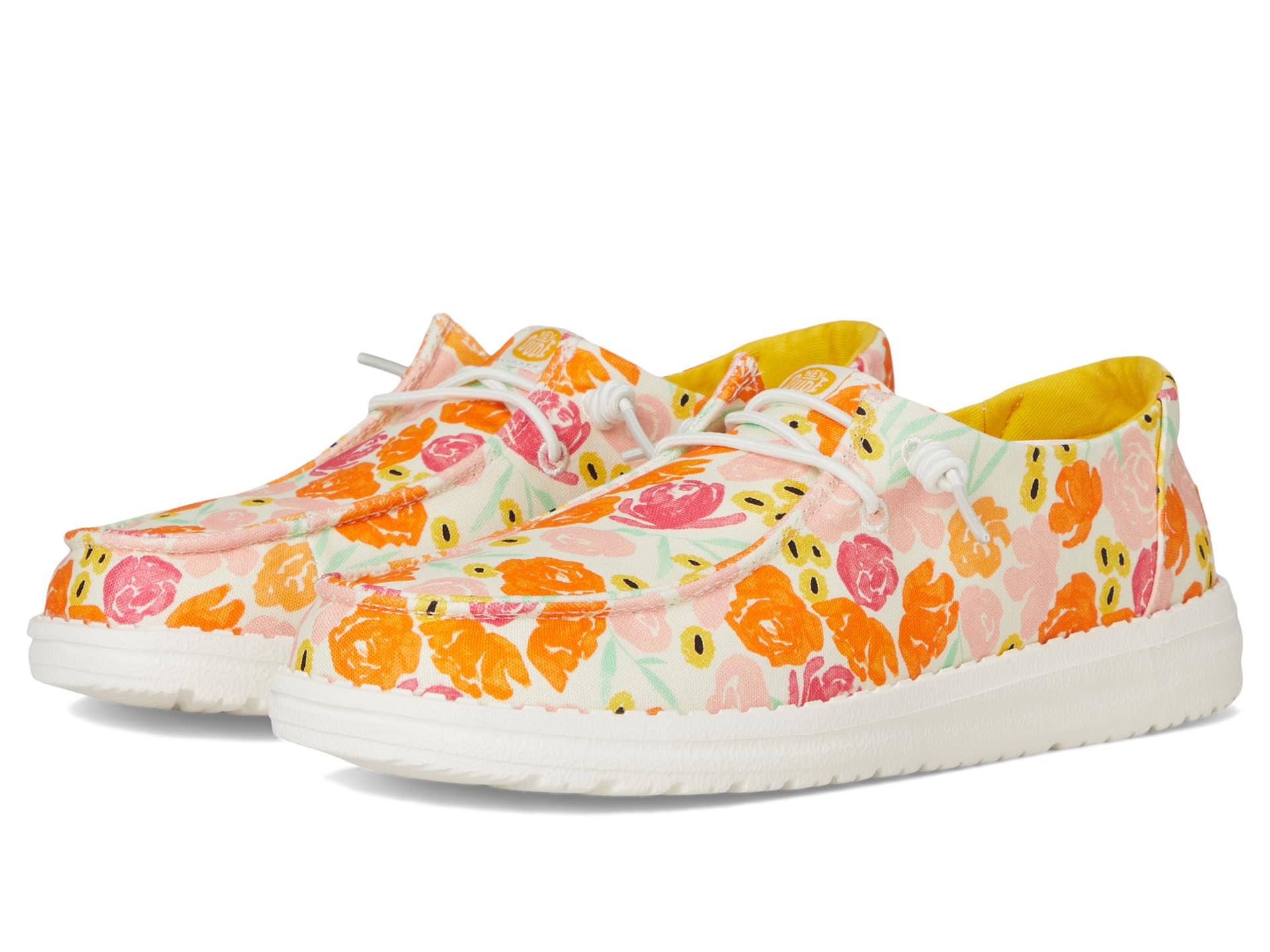 Кроссовки Hey Dude Wendy Mother's Day Floral, цвет Petal Pink/Multi