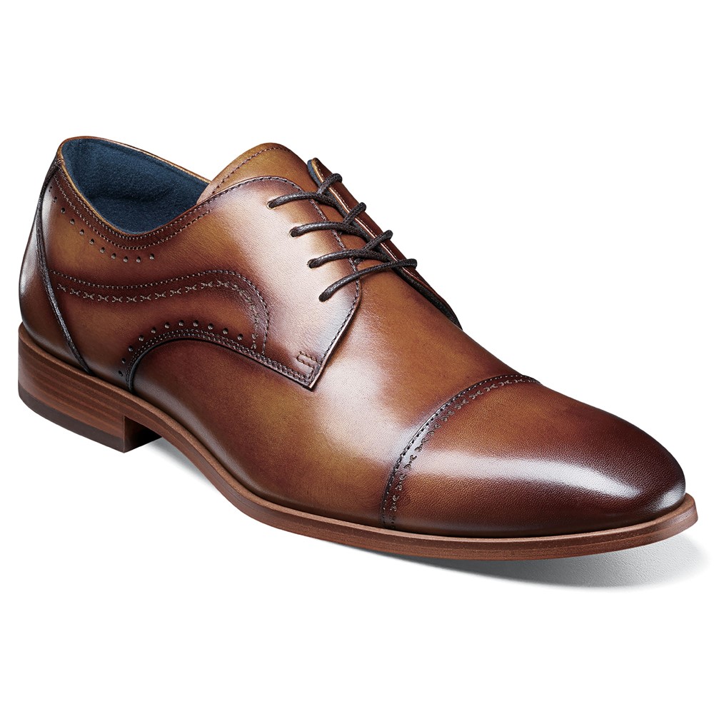 

Мужские оксфорды Bryant Medium/Wide Cap Toe Stacy Adams, тан