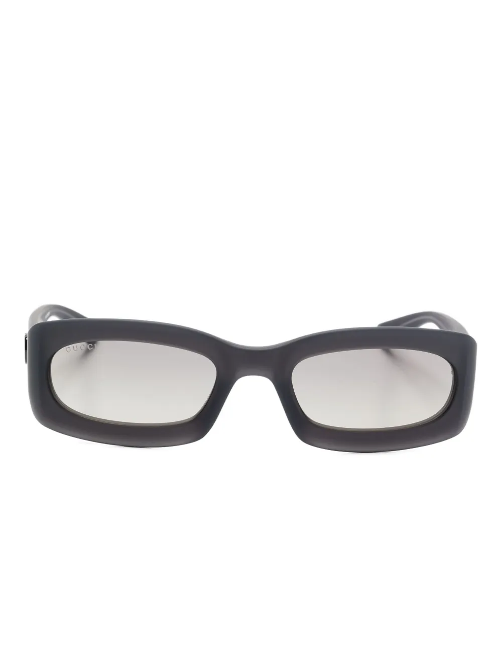 

Солнцезащитные очки в прямоугольной оправе Gucci, черный