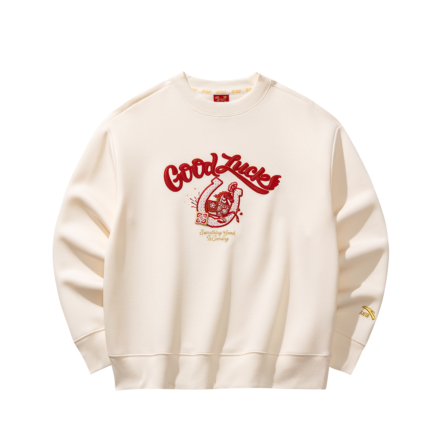 

Anta Женская толстовка кукурузного цвета белого цвета